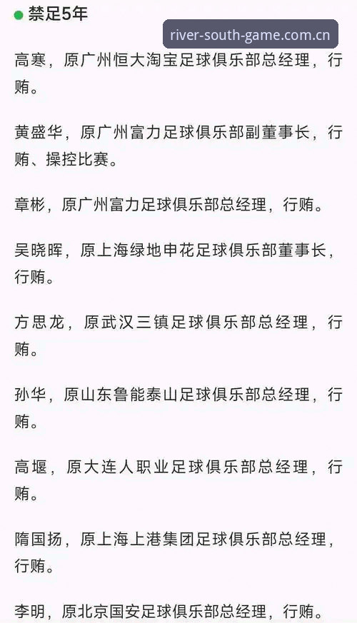 资深用户分享：从足协第三批禁足名单看江南体育平台的信息价值